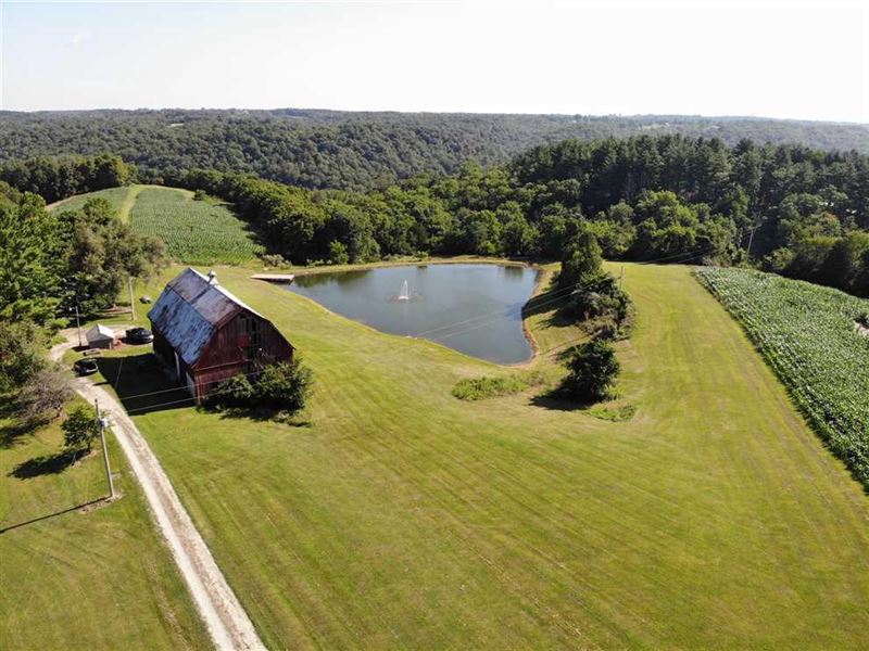Land for Sale, 50 Acres in Dearbor : Moores Hill : Dearborn County : Indiana