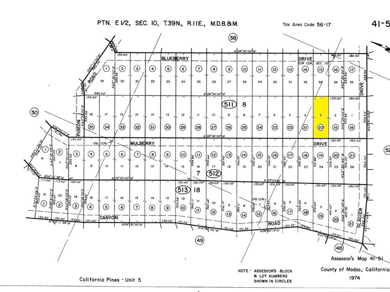 .92 Acres in California Pines : Redding : Modoc County : California