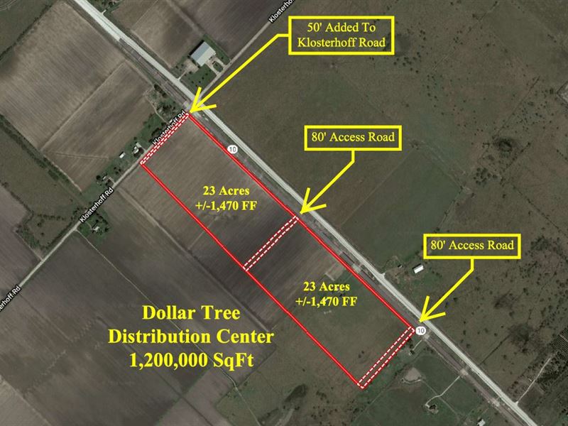 Great Investment & Development Land : Rosenberg : Fort Bend County : Texas