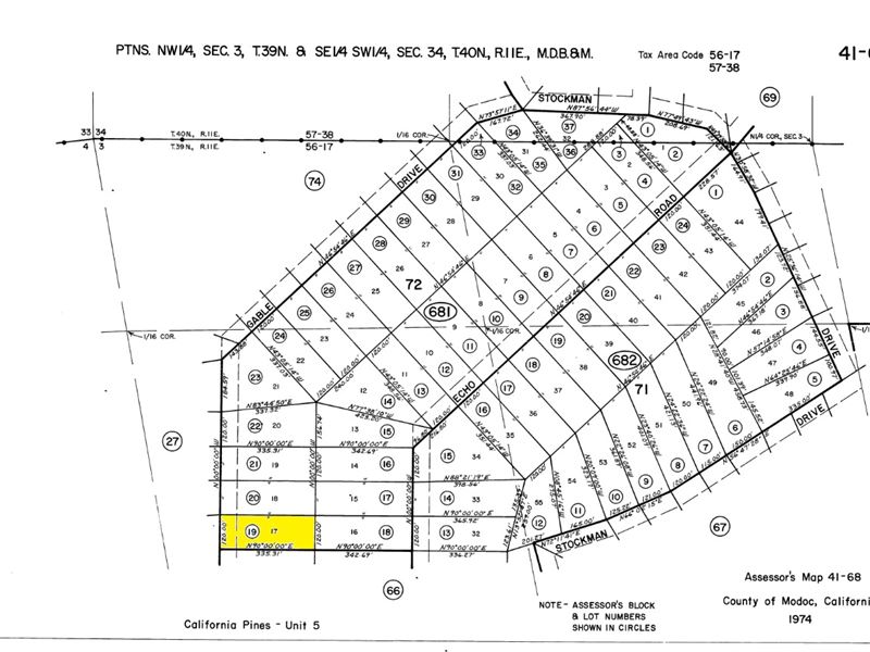 California Pines Parcel Map 92 Acres In California Pines : Land For Sale By Owner In California Pines,  Modoc County, California : #250777 - Landflip