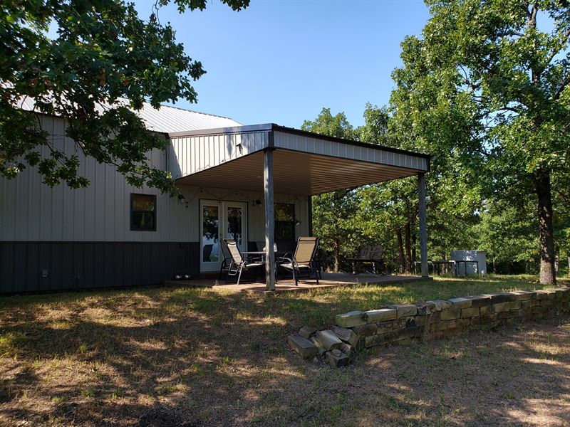 30 Acres & Barndominium Panoramic : Poteau : Le Flore County : Oklahoma