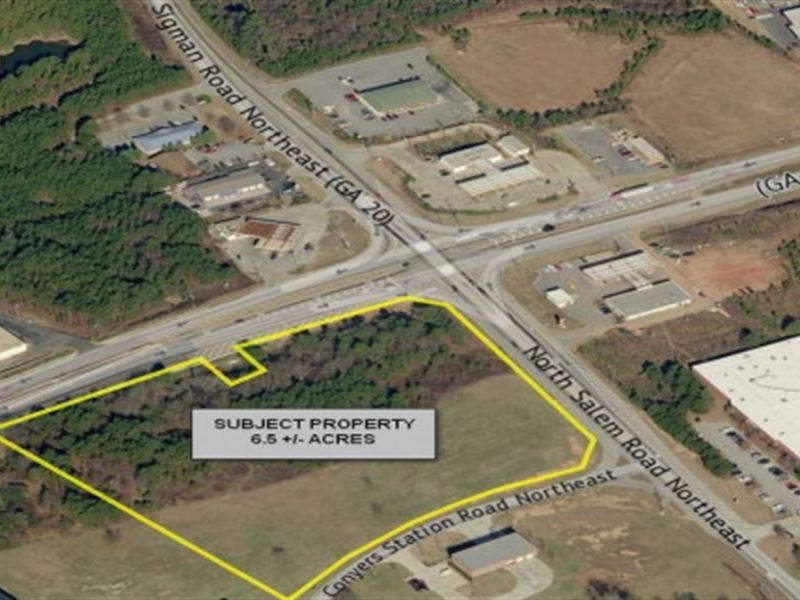 Retail/Industrial Land : Conyers : Rockdale County : Georgia