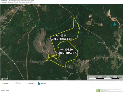 210-Acres-Prime Developer-Recrea : Laurens : South Carolina