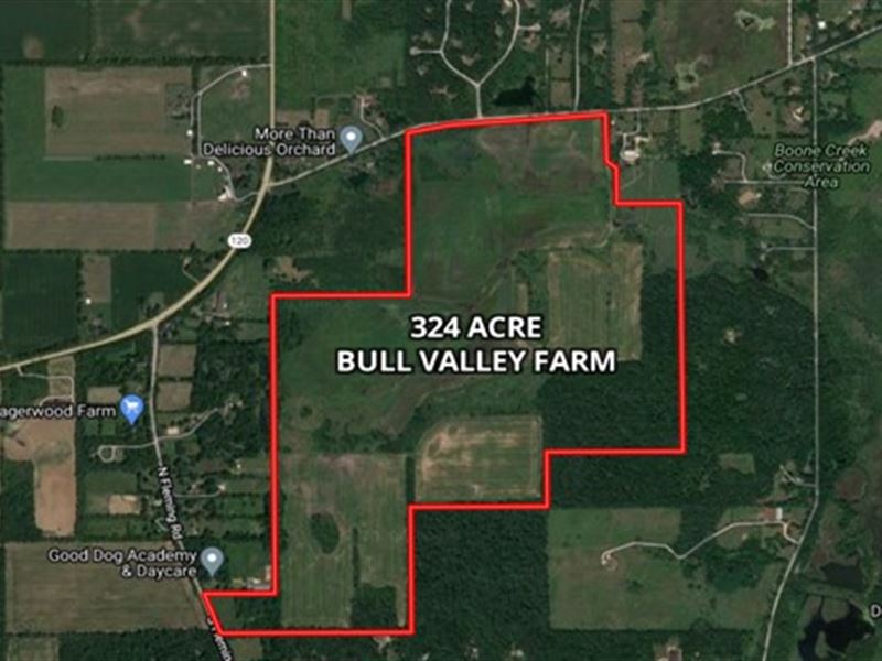 324 Acre Bull Valley Farm : Woodstock : McHenry County : Illinois