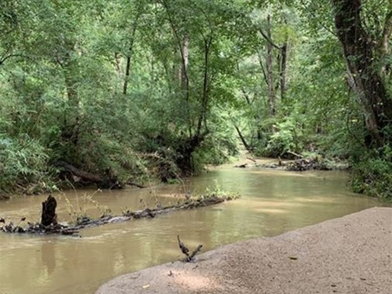 Near Athens with Pond and Creek Land for Sale in Carlton, Oglethorpe