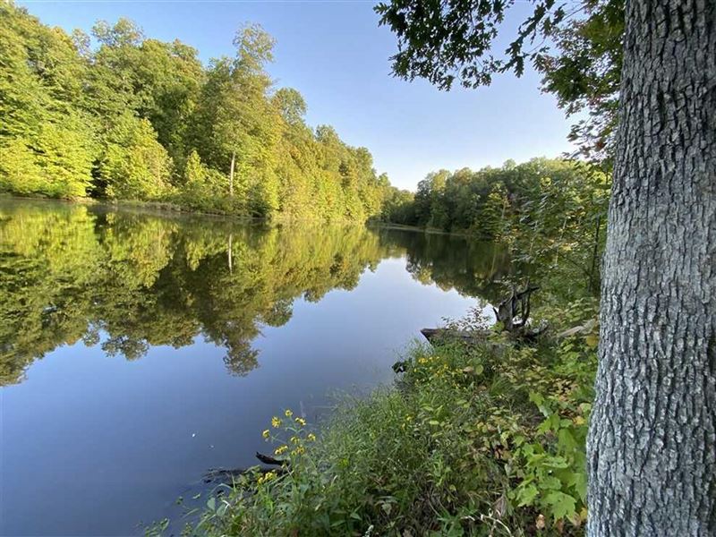 126 Acres, Craftsman Style Home : Cloverdale : Owen County : Indiana