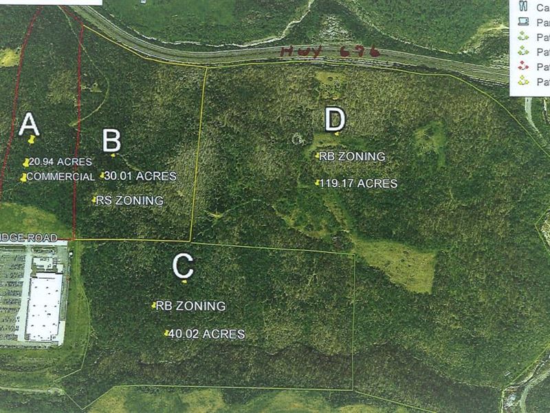 211 Acres in 4 Tracts, Kentucky : Frankfort : Franklin County : Kentucky