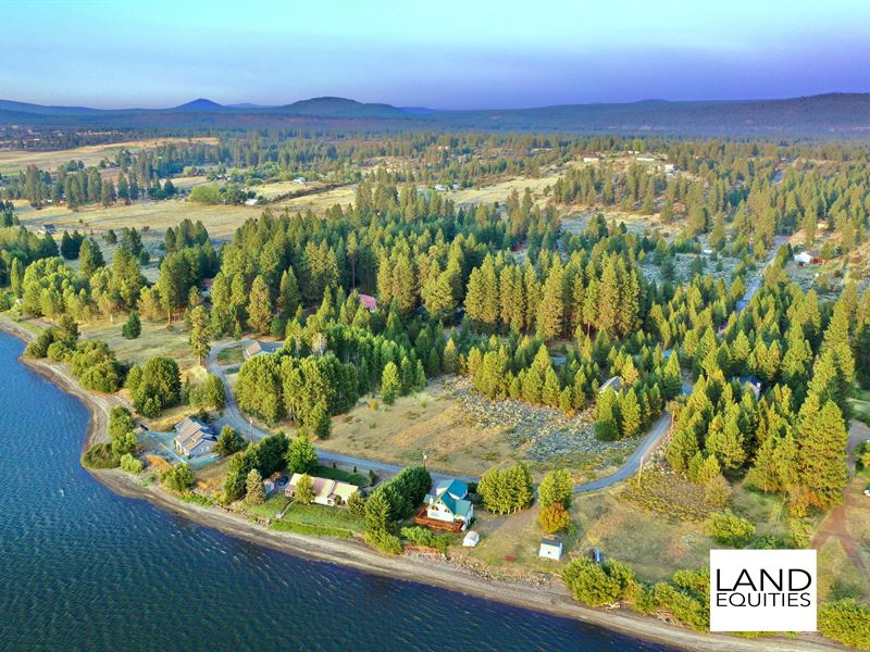Wooded Lot Near Lake, Water, Power : Chiloquin : Klamath County : Oregon