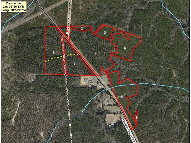 Cotten & Lynch Tract : New Hill : Chatham County : North Carolina
