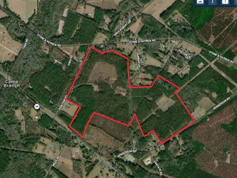 Turkey Creek Plantation, Hampton Land for Sale in Varnville, Hampton