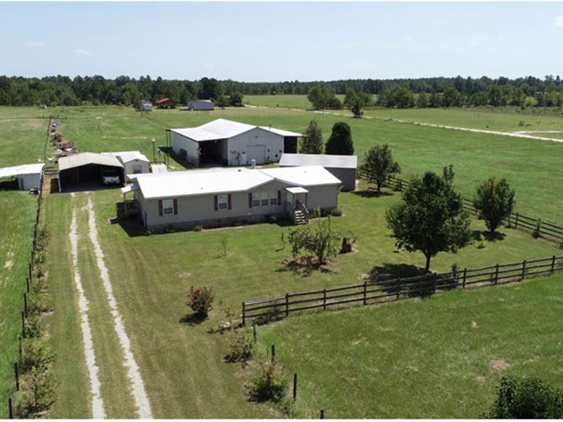 Manufactured Home on 14 Acres : Waynesboro : Burke County : Georgia