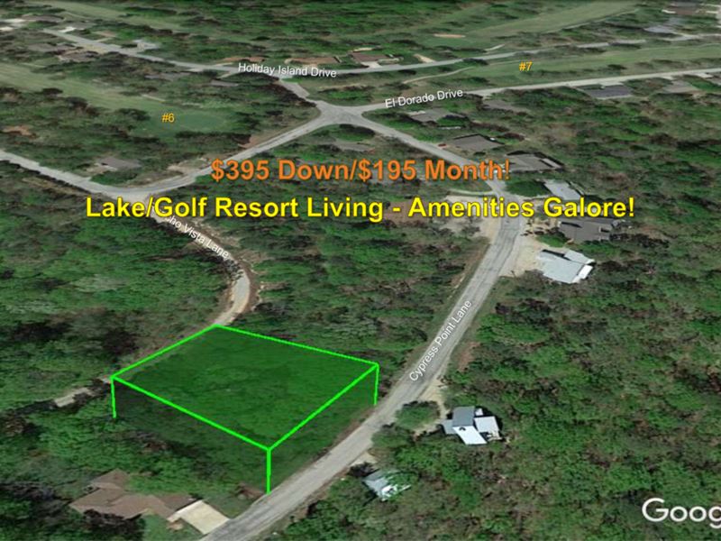 Block From Golf Course $195 a Month : Holiday Island : Carroll County : Arkansas