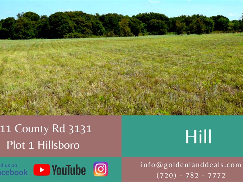 10 Acre Land in Hill County Texas : Hillsboro : Hill County : Texas