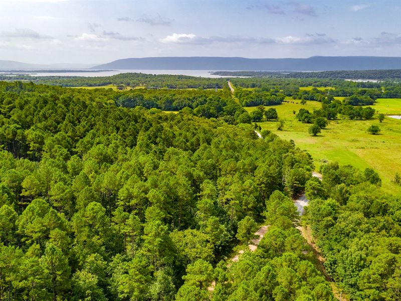Wooded Homesite Bordering Creek : Tuskahoma : Latimer County : Oklahoma