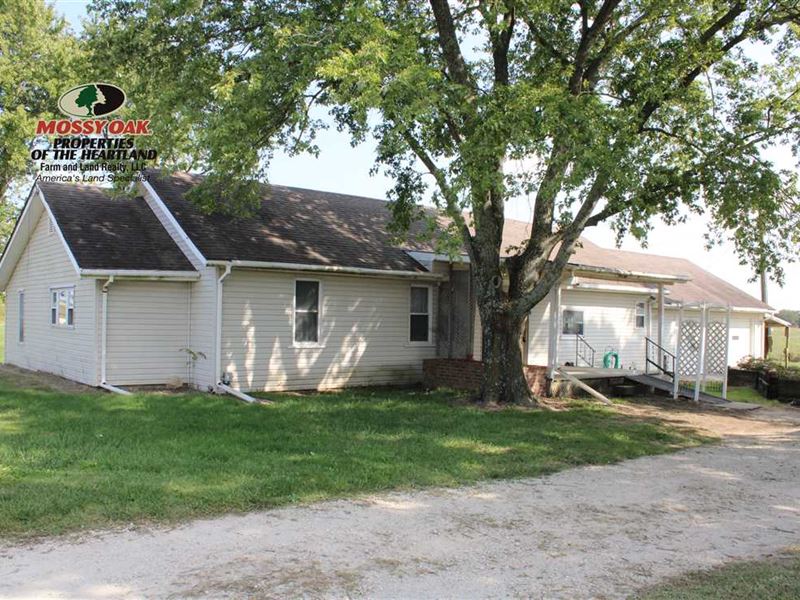 Home on Small Acreage in Wilson CO : Neodesha : Wilson County : Kansas