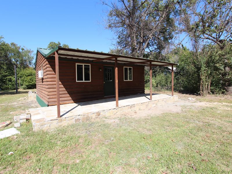 Log Cabin Home Town Arthur City : Arthur City : Lamar County : Texas