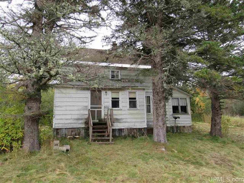 Tapiola Farmstyle Home, 40+/- Acres : Chassell : Houghton County : Michigan