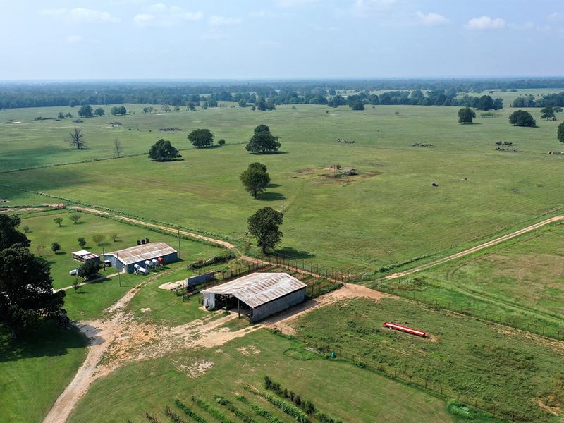 Large 820 Acre Cattle Ranch : Hugo : Choctaw County : Oklahoma