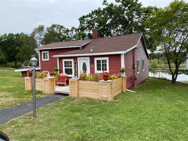 Wolf Lakefront Cabin Land for Sale in Muskegon, Muskegon County