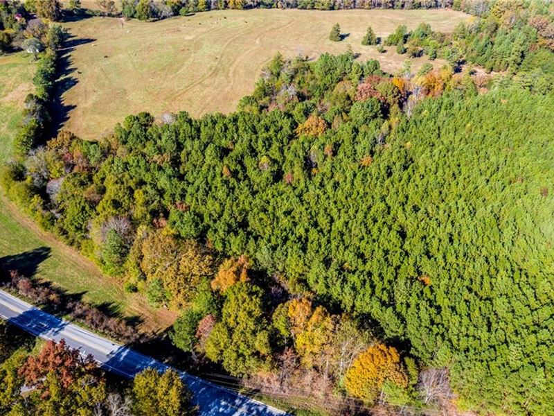 Hwy Frontage Woods Creek : Six Mile : Pickens County : South Carolina