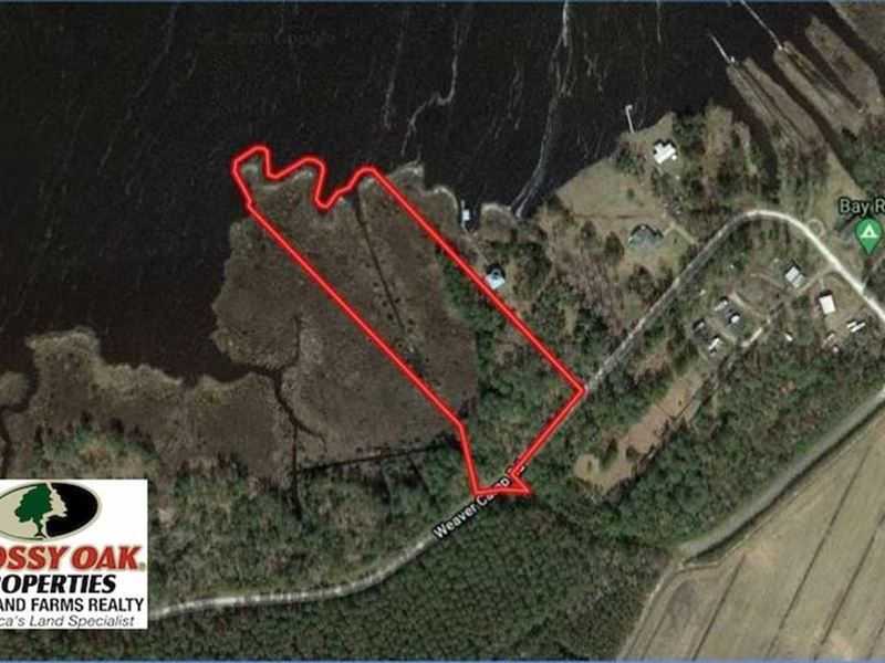 5.6 Acres of Wate : Merritt : Pamlico County : North Carolina