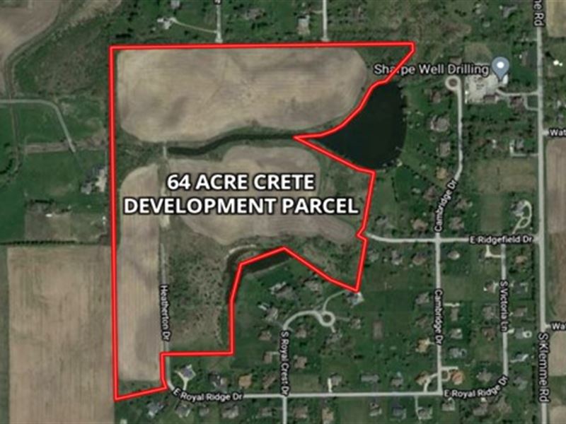 64 Acre Development Parcel : Crete : Will County : Illinois