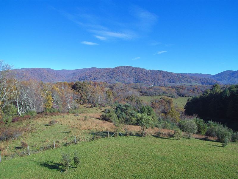 Beautiful Views of Buck Mountain : Independence : Grayson County : Virginia