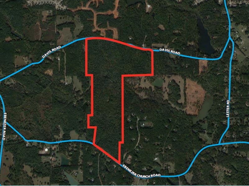 212 Acres with Ldp, Huntcliff Manor : Fayetteville : Fayette County : Georgia