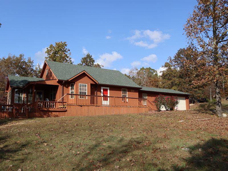 Ozarks Country Home and 3 Acres Land for Sale in Salem, Fulton County
