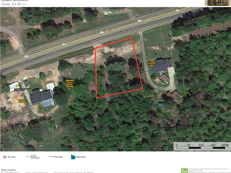 Unrestricted Lot for Sale : Lone Star : Morris County : Texas