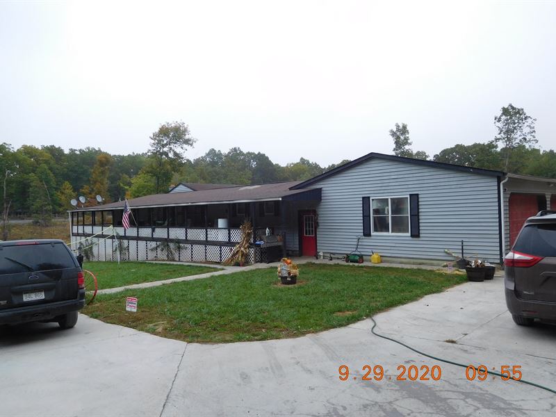 Spacious Double-Wide Almost 5 Acres : Augusta : Hampshire County : West Virginia