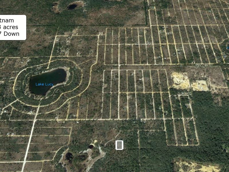 1.03 Acre Lot R2 Zoning : Interlachen : Putnam County : Florida