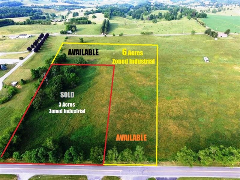 6 Acres Industrial Park Interstate : Wytheville : Wythe County : Virginia