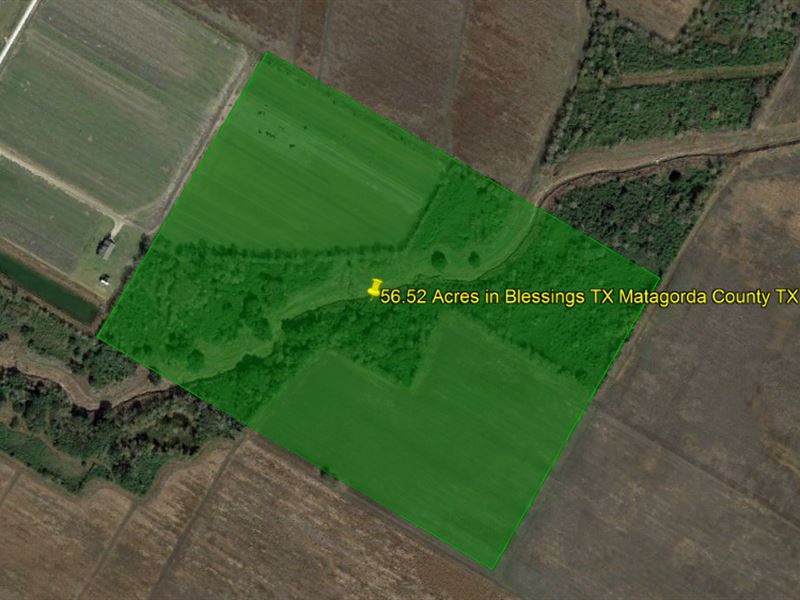 56.52 Acres in Matagorda County : Blessing : Matagorda County : Texas