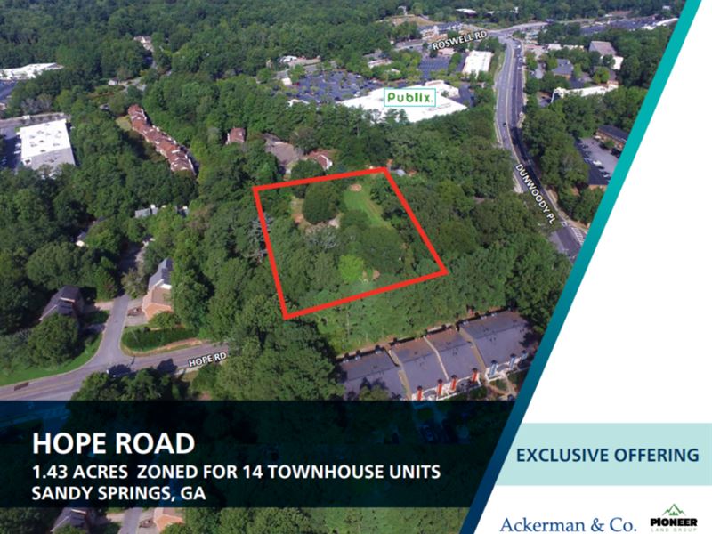 1.43 Acres Hope Road : Sandy Springs : Fulton County : Georgia