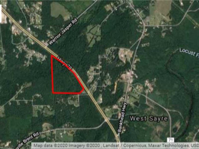 51 Acres on Hwy 78 Jefferson CO : Sumiton : Jefferson County : Alabama