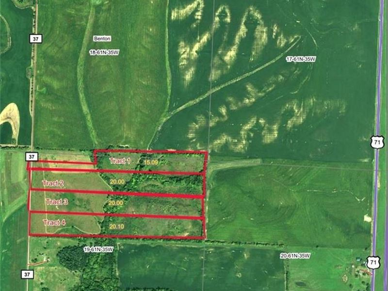 15 Ac Great Building Site, Hunting : Rosendale : Andrew County : Missouri