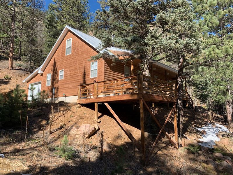 Hunting Cabin 30+ Acres Westcliffe : Westcliffe : Custer County : Colorado