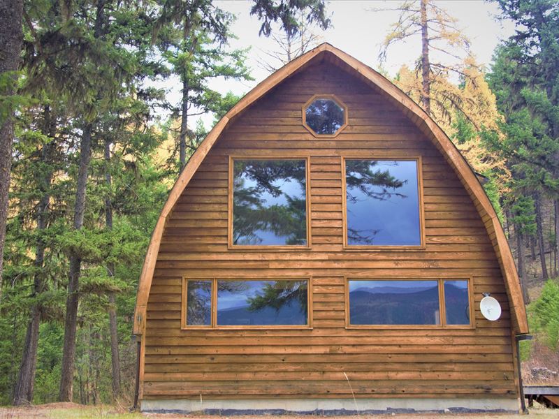Hunting Property with Cabin : Huson : Missoula County : Montana