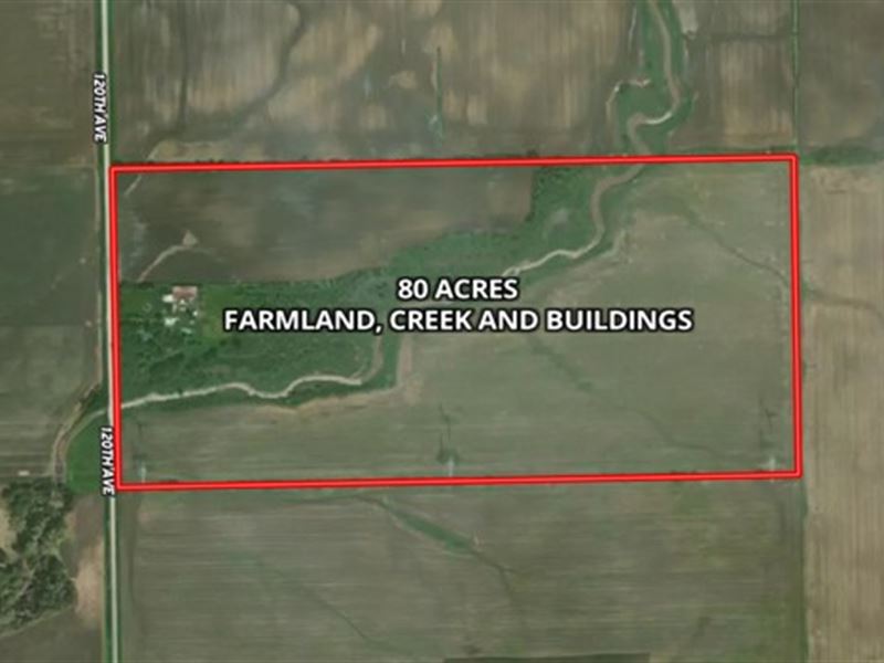 80 Acre Peotone Kahn Farm & Bldgs : Peotone : Will County : Illinois