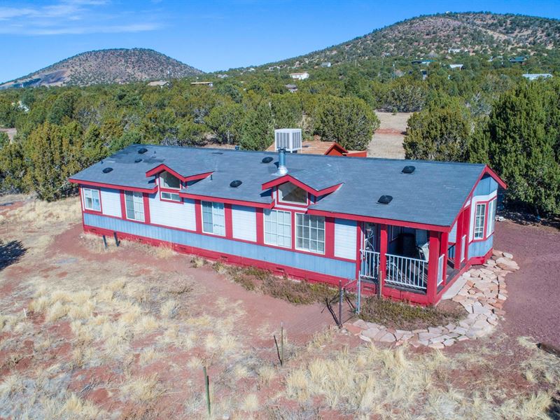 Home North Williams, Az, Full Fence : Williams : Coconino County : Arizona