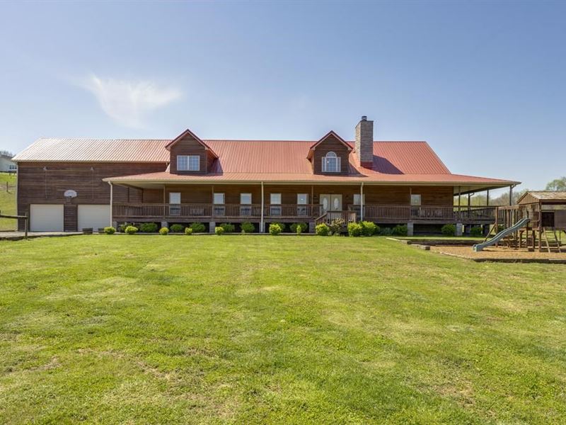Log Home Acreage Mt, Pleasant : Mount Pleasant : Maury County : Tennessee