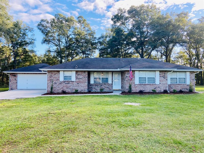Great Brick Rancher : Lake City : Columbia County : Florida
