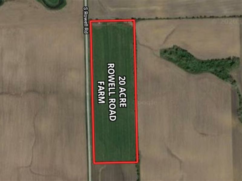 20 Acre Rowell Road : Elwwod : Will County : Illinois