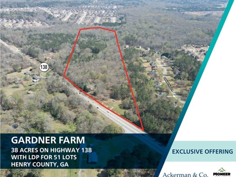 36 Acres, Gardner Farm : Stockbridge : Henry County : Georgia