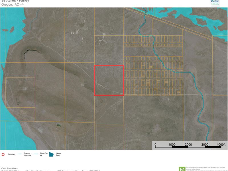 39.76 Bare Land Near Crane for Sale : Burns : Harney County : Oregon