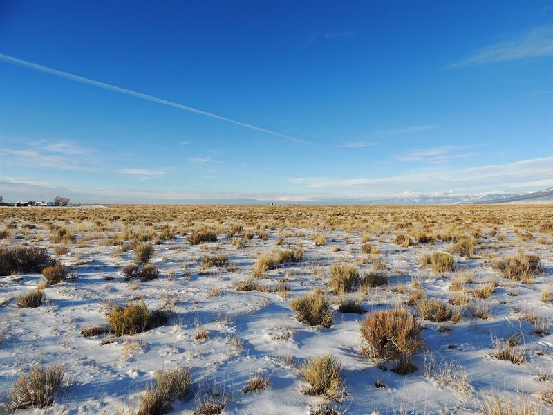 5.1 Flat Acres in Ideal Location : Blanca : Costilla County : Colorado