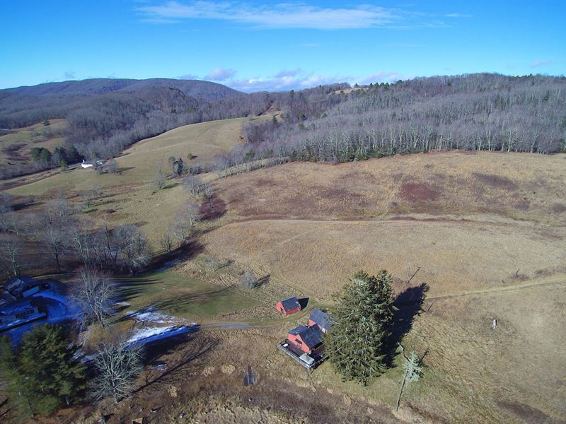 Large Acreage Joining Natl Forest : Troutdale : Grayson County : Virginia