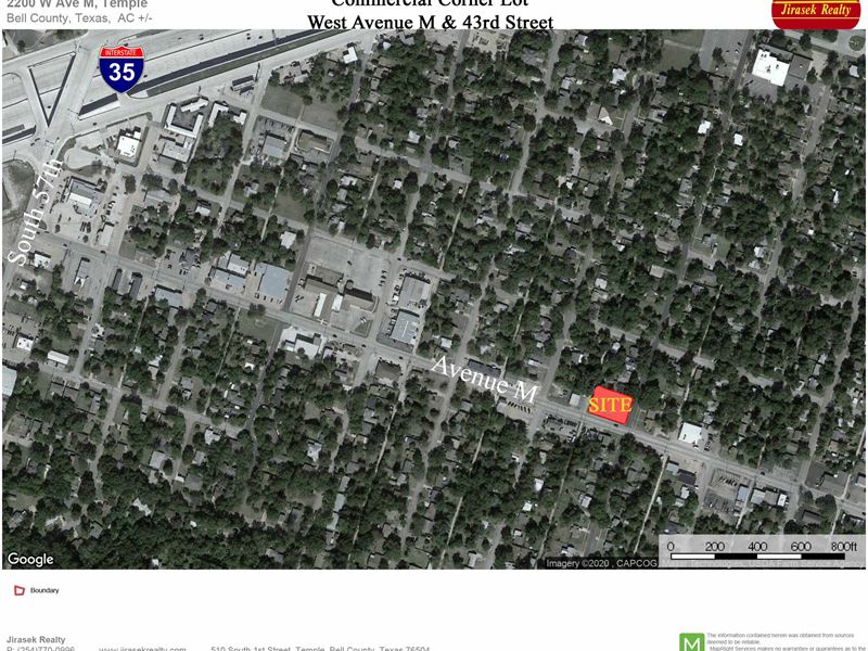 W Ave M Commercial Lot : Temple : Bell County : Texas
