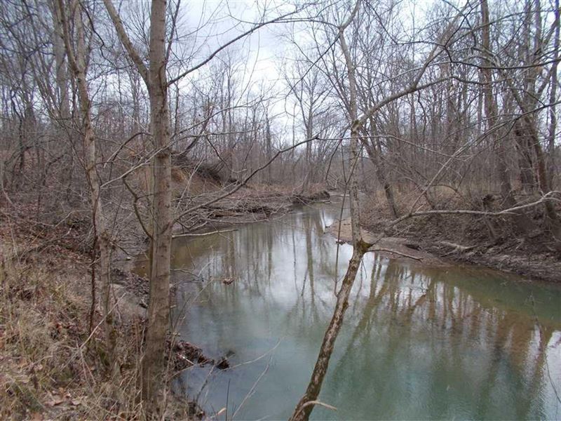28 Acres for Sale on Otter Creek : Terre Haute : Vigo County : Indiana